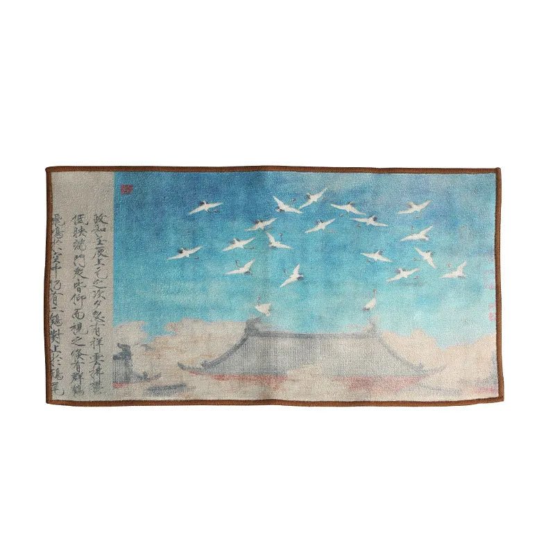 High-Grade Suede Tea Towel for Zen Tea Tables - DelveIn 2U - 14:200006154#Tea towel4