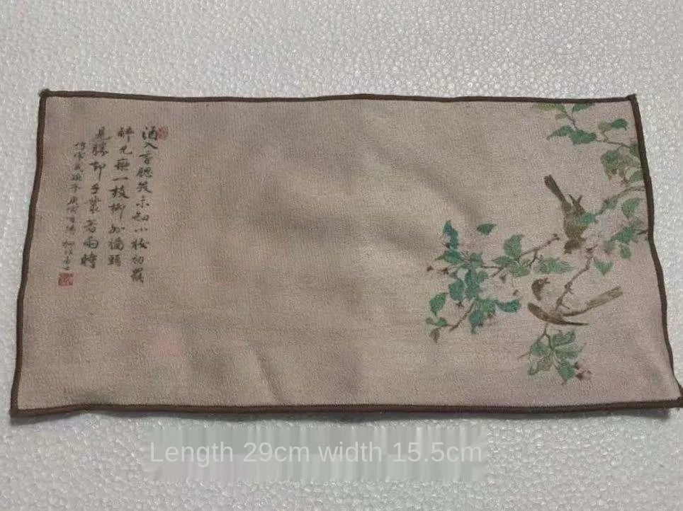 High-Grade Suede Tea Towel for Zen Tea Tables - DelveIn 2U - 14:100013775#Tea towel14
