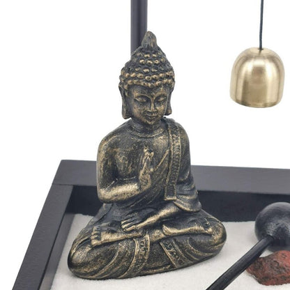 Meditating Buddha Desktop Zen Sand Garden - DelveIn 2U - 14:203008818