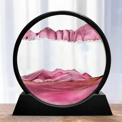 Moving Sandscapes Art 3D Hourglass - DelveIn 2U - 14:1052;5:361385#12 inch;200007763:201336103