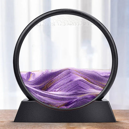 Moving Sandscapes Art 3D Hourglass - DelveIn 2U - 14:496;5:361385#12 inch;200007763:201336103