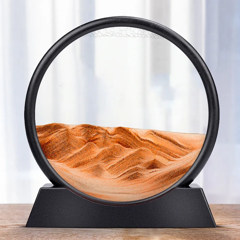Moving Sandscapes Art 3D Hourglass - DelveIn 2U - 14:366;5:361385#12 inch;200007763:201336103