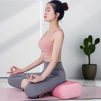 Rectangular Yoga Mat Pillow for Meditation and Support - DelveIn 2U - 14:691#Grey